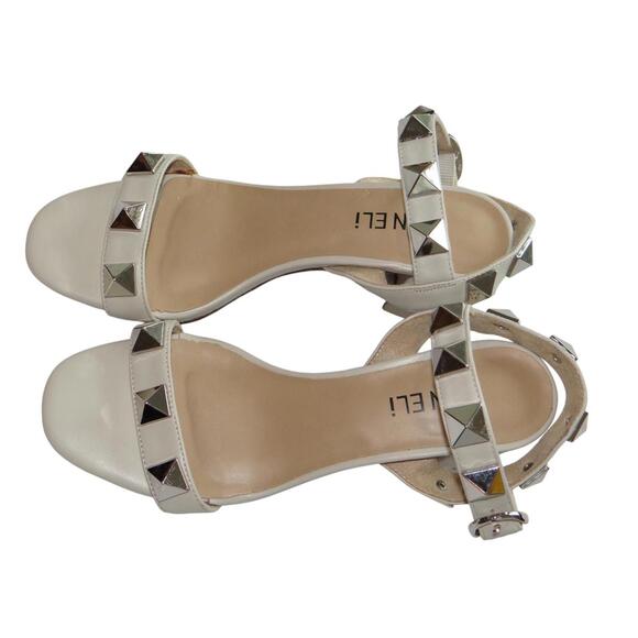 VANELi Women's White Studded Block Heel Sandals - Picture 1 of 9